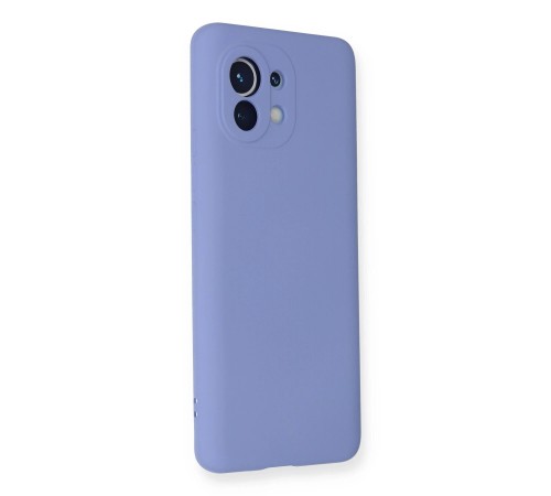 Xiaomi Mi 11 Kılıf Nano içi Kadife Silikon - Lila Xiaomi Mi 11 Kılıf Nano içi Kadife Silikon - Lila