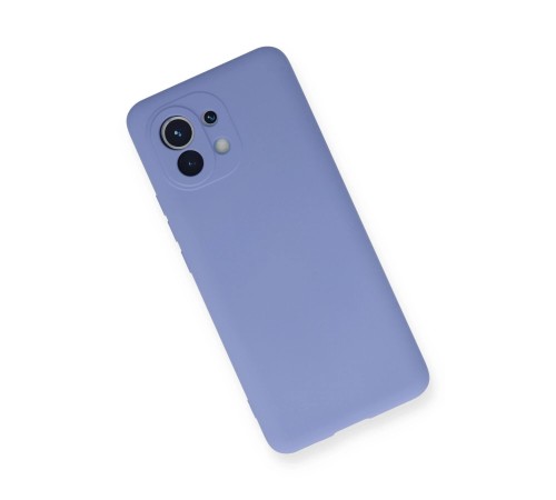 Xiaomi Mi 11 Kılıf Nano içi Kadife Silikon - Lila Xiaomi Mi 11 Kılıf Nano içi Kadife Silikon - Lila