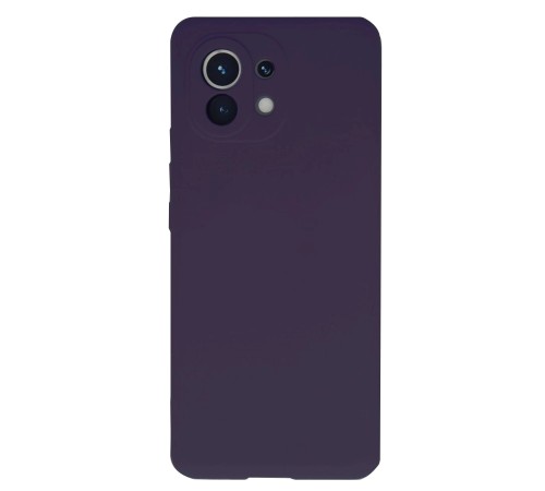 Xiaomi Mi 11 Kılıf Nano içi Kadife Silikon - Mor Xiaomi Mi 11 Kılıf Nano içi Kadife Silikon - Mor