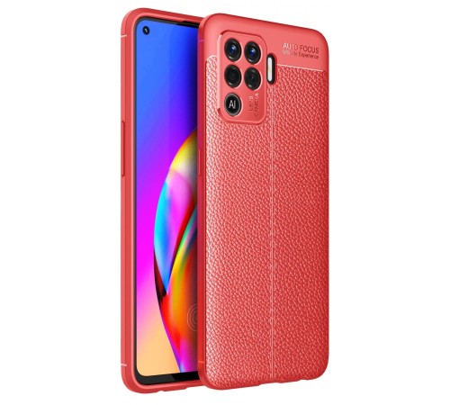 Oppo Reno 5 Lite Kılıf Auto Focus Kapak - Kırmızı Oppo Reno 5 Lite Kılıf Auto Focus Kapak - Kırmızı