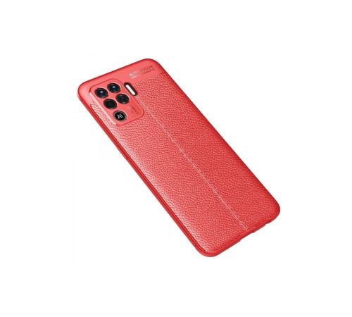 Oppo Reno 5 Lite Kılıf Auto Focus Kapak - Kırmızı Oppo Reno 5 Lite Kılıf Auto Focus Kapak - Kırmızı