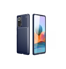 Xiaomi Redmi Note 10 Pro Kılıf Auto Focus Karbon Kapak - Lacivert