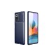 Xiaomi Redmi Note 10 Pro Kılıf Auto Focus Karbon Kapak - Lacivert