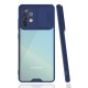 Samsung Galaxy A52 Kılıf Platin Kamera Koruma Silikon - Lacivert
