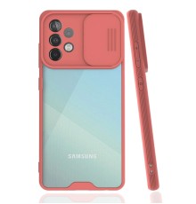 Samsung Galaxy A52 Kılıf Platin Kamera Koruma Silikon - Pembe