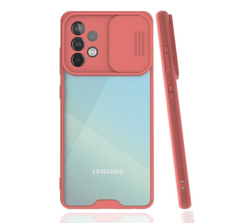 Samsung Galaxy A52 Kılıf Platin Kamera Koruma Silikon - Pembe Samsung Galaxy A52 Kılıf Platin Kamera Koruma Silikon - Pembe