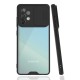 Samsung Galaxy A52 Kılıf Platin Kamera Koruma Silikon - Siyah