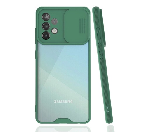 Samsung Galaxy A52 Kılıf Platin Kamera Koruma Silikon - Yeşil Samsung Galaxy A52 Kılıf Platin Kamera Koruma Silikon - Yeşil