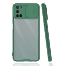 Samsung Galaxy A72 Kılıf Platin Kamera Koruma Silikon - Yeşil