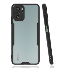 Xiaomi Redmi Note 10 Kılıf Platin Silikon - Siyah