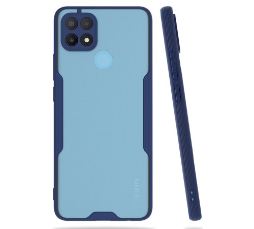 Oppo A15 Kılıf Platin Silikon - Lacivert Oppo A15 Kılıf Platin Silikon - Lacivert