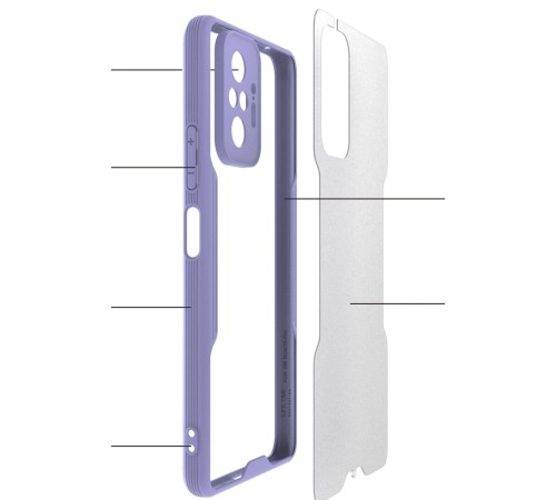 Xiaomi Redmi Note 10 Pro Kılıf Platin Silikon - Sarı Xiaomi Redmi Note 10 Pro Kılıf Platin Silikon - Sarı