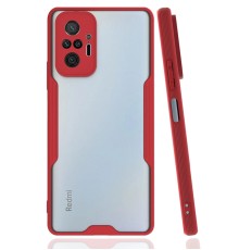 Xiaomi Redmi Note 10 Pro Kılıf Platin Silikon - Kırmızı
