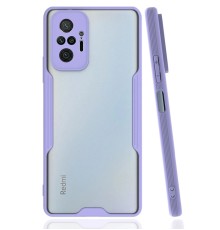 Xiaomi Redmi Note 10 Pro Kılıf Platin Silikon - Lila
