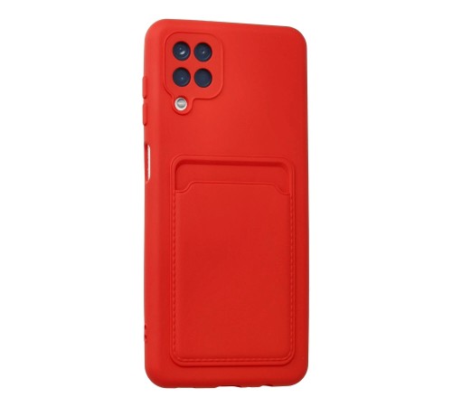 Samsung Galaxy A12 Kılıf Kelvin Kartvizitli Silikon - Kırmızı Samsung Galaxy A12 Kılıf Kelvin Kartvizitli Silikon - Kırmızı
