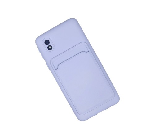 Samsung Galaxy A01 Core Kılıf Kelvin Kartvizitli Silikon - Lila Samsung Galaxy A01 Core Kılıf Kelvin Kartvizitli Silikon - Lila