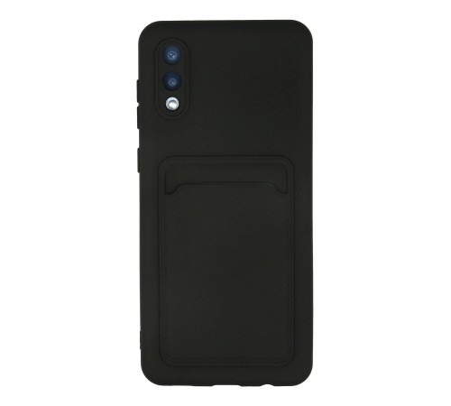 Samsung Galaxy A02 Kılıf Kelvin Kartvizitli Silikon - Siyah Samsung Galaxy A02 Kılıf Kelvin Kartvizitli Silikon - Siyah