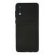 Samsung Galaxy A02 Kılıf Kelvin Kartvizitli Silikon - Siyah