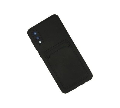 Samsung Galaxy A02 Kılıf Kelvin Kartvizitli Silikon - Siyah Samsung Galaxy A02 Kılıf Kelvin Kartvizitli Silikon - Siyah