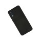 Samsung Galaxy A02 Kılıf Kelvin Kartvizitli Silikon - Siyah