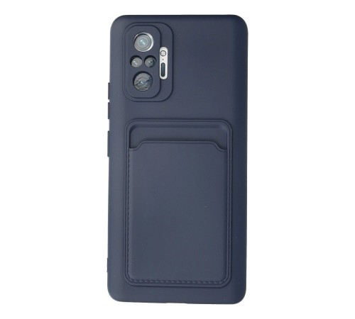 Xiaomi Redmi Note 10 Pro Kılıf Kelvin Kartvizitli Silikon - Lacivert Xiaomi Redmi Note 10 Pro Kılıf Kelvin Kartvizitli Silikon - Lacivert