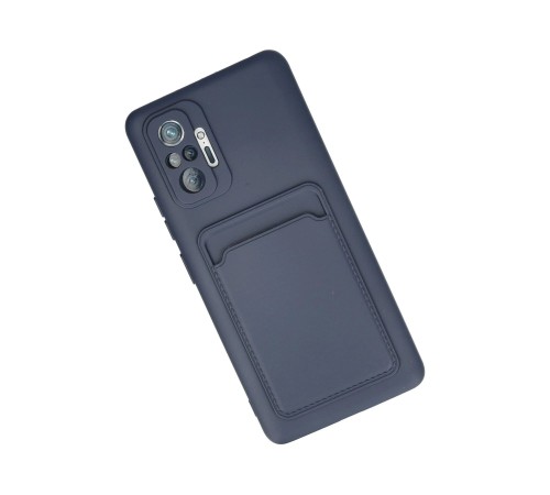 Xiaomi Redmi Note 10 Pro Kılıf Kelvin Kartvizitli Silikon - Lacivert Xiaomi Redmi Note 10 Pro Kılıf Kelvin Kartvizitli Silikon - Lacivert