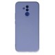 Huawei Mate 20 Lite Kılıf Nano içi Kadife Silikon - Lila
