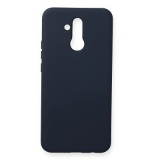 Huawei Mate 20 Lite Kılıf Nano içi Kadife Silikon - Lacivert