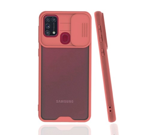 Samsung Galaxy M31 Kılıf Platin Kamera Koruma Silikon - Pembe Samsung Galaxy M31 Kılıf Platin Kamera Koruma Silikon - Pembe