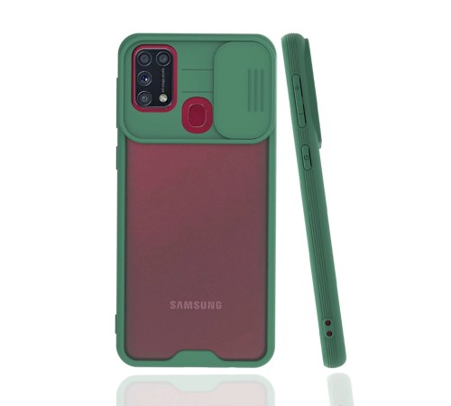 Samsung Galaxy M31 Kılıf Platin Kamera Koruma Silikon - Yeşil Samsung Galaxy M31 Kılıf Platin Kamera Koruma Silikon - Yeşil
