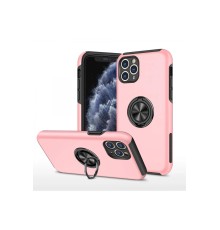 iPhone 11 Pro Max Kılıf Elit Yüzüklü Kapak - Pembe