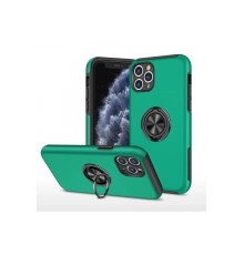 iPhone 11 Pro Max Kılıf Elit Yüzüklü Kapak - Yeşil