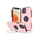 iPhone 12 Mini Kılıf Elit Yüzüklü Kapak - Pembe