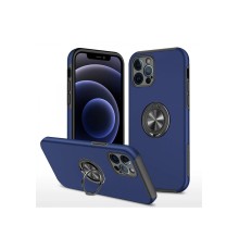 iPhone 12 Pro Max Kılıf Elit Yüzüklü Kapak - Lacivert