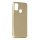 Samsung Galaxy M30S Kılıf First Silikon - Gold
