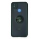 Xiaomi Redmi 9C Kılıf Montreal Yüzüklü Silikon Kapak - Yeşil