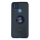 Xiaomi Redmi 9C Kılıf Montreal Yüzüklü Silikon Kapak - Lacivert