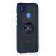 Xiaomi Redmi 9C Kılıf Montreal Yüzüklü Silikon Kapak - Lacivert