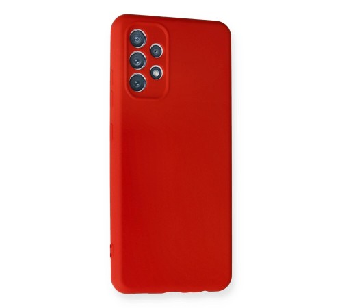 Samsung Galaxy A32 Kılıf Nano içi Kadife Silikon - Kırmızı Samsung Galaxy A32 Kılıf Nano içi Kadife Silikon - Kırmızı