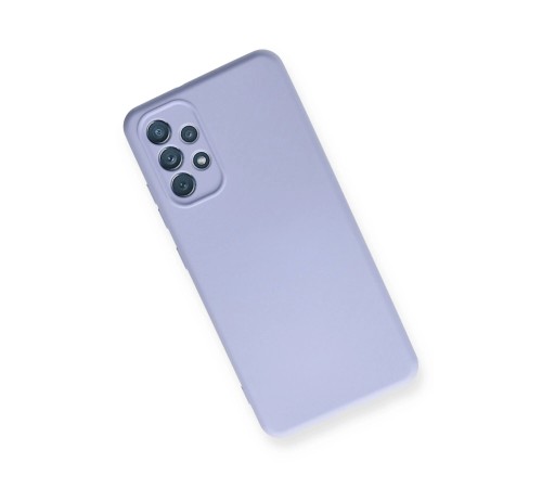 Samsung Galaxy A32 Kılıf Nano içi Kadife Silikon - Lila Samsung Galaxy A32 Kılıf Nano içi Kadife Silikon - Lila