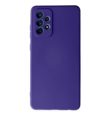 Samsung Galaxy A32 Kılıf Nano içi Kadife Silikon - Mor