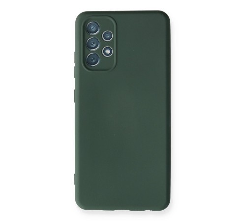 Samsung Galaxy A32 Kılıf Nano içi Kadife Silikon - Koyu Yeşil Samsung Galaxy A32 Kılıf Nano içi Kadife Silikon - Koyu Yeşil