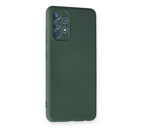 Samsung Galaxy A32 Kılıf Nano içi Kadife Silikon - Koyu Yeşil Samsung Galaxy A32 Kılıf Nano içi Kadife Silikon - Koyu Yeşil