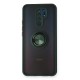 Xiaomi Redmi 9 Kılıf Montreal Yüzüklü Silikon Kapak - Yeşil