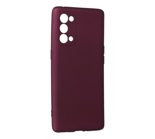 Oppo Reno 5 Kılıf First Silikon - Mürdüm Oppo Reno 5 Kılıf First Silikon - Mürdüm