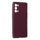 Oppo Reno 5 Kılıf First Silikon - Mürdüm