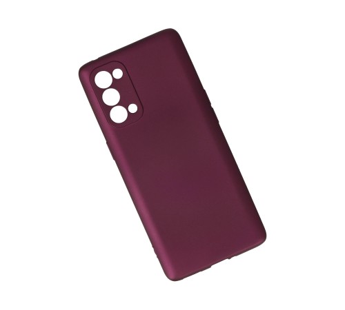 Oppo Reno 5 Kılıf First Silikon - Mürdüm Oppo Reno 5 Kılıf First Silikon - Mürdüm