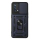 Oppo A74 4G Kılıf Pars Lens Yüzüklü Silikon - Lacivert