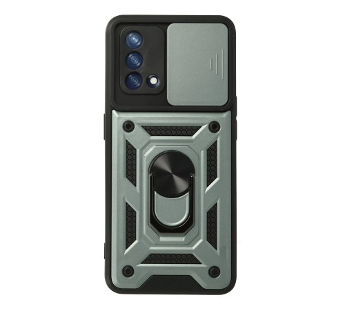 Oppo A74 4G Kılıf Pars Lens Yüzüklü Silikon - Yeşil Oppo A74 4G Kılıf Pars Lens Yüzüklü Silikon - Yeşil