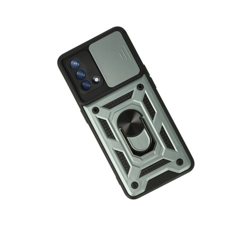 Oppo A74 4G Kılıf Pars Lens Yüzüklü Silikon - Yeşil Oppo A74 4G Kılıf Pars Lens Yüzüklü Silikon - Yeşil